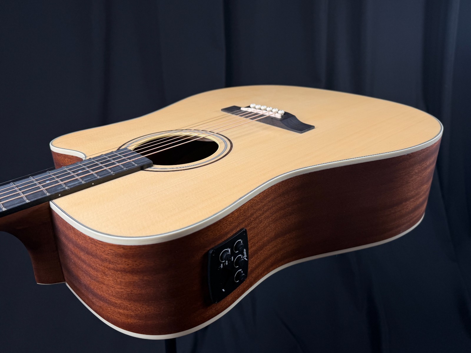 Austin AA25DSEC Acoustic-Electric Guitar - Image 6