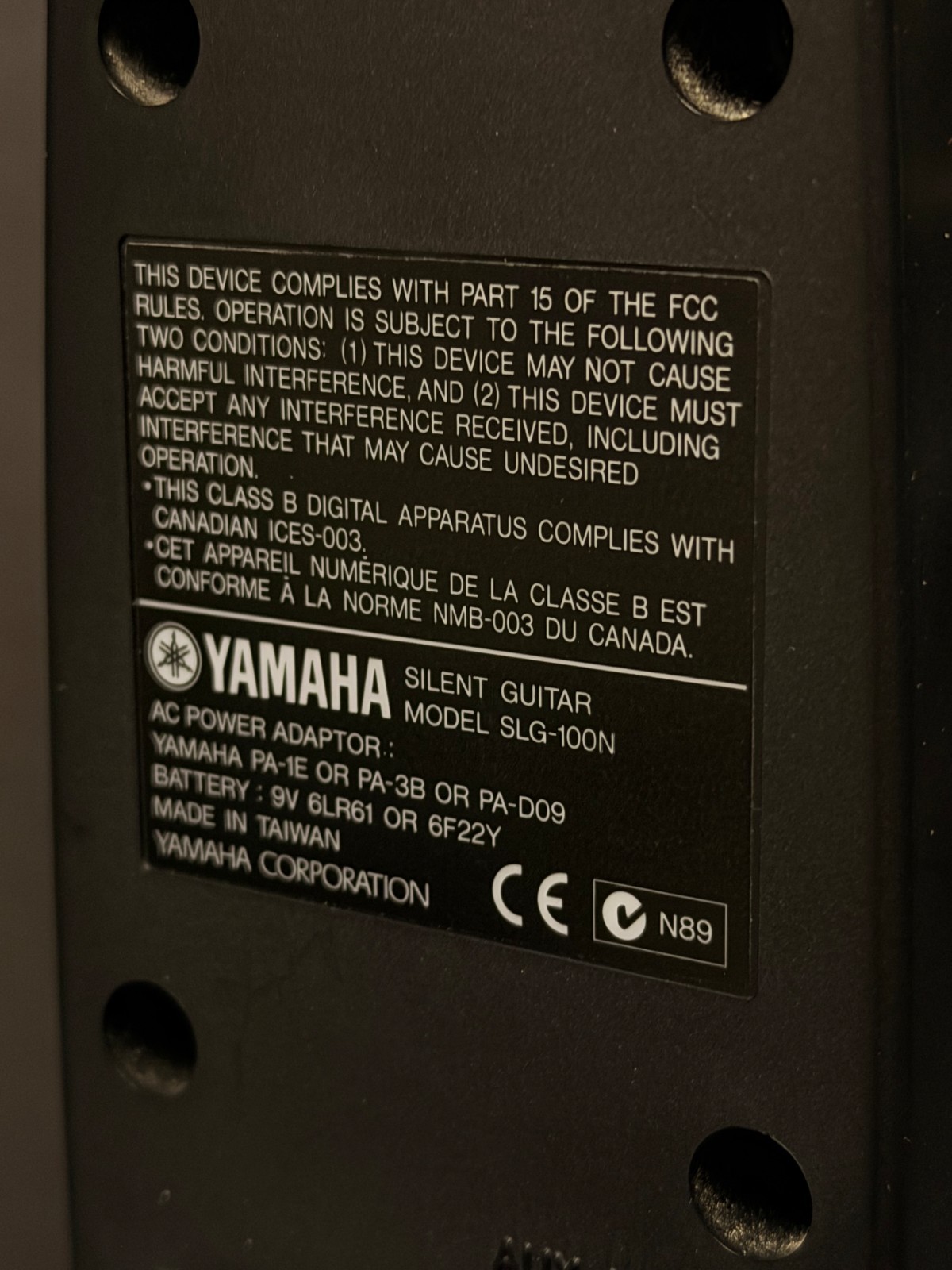 Yamaha SLG-100N Silent Acoustic-Electric Guitar - Image 12