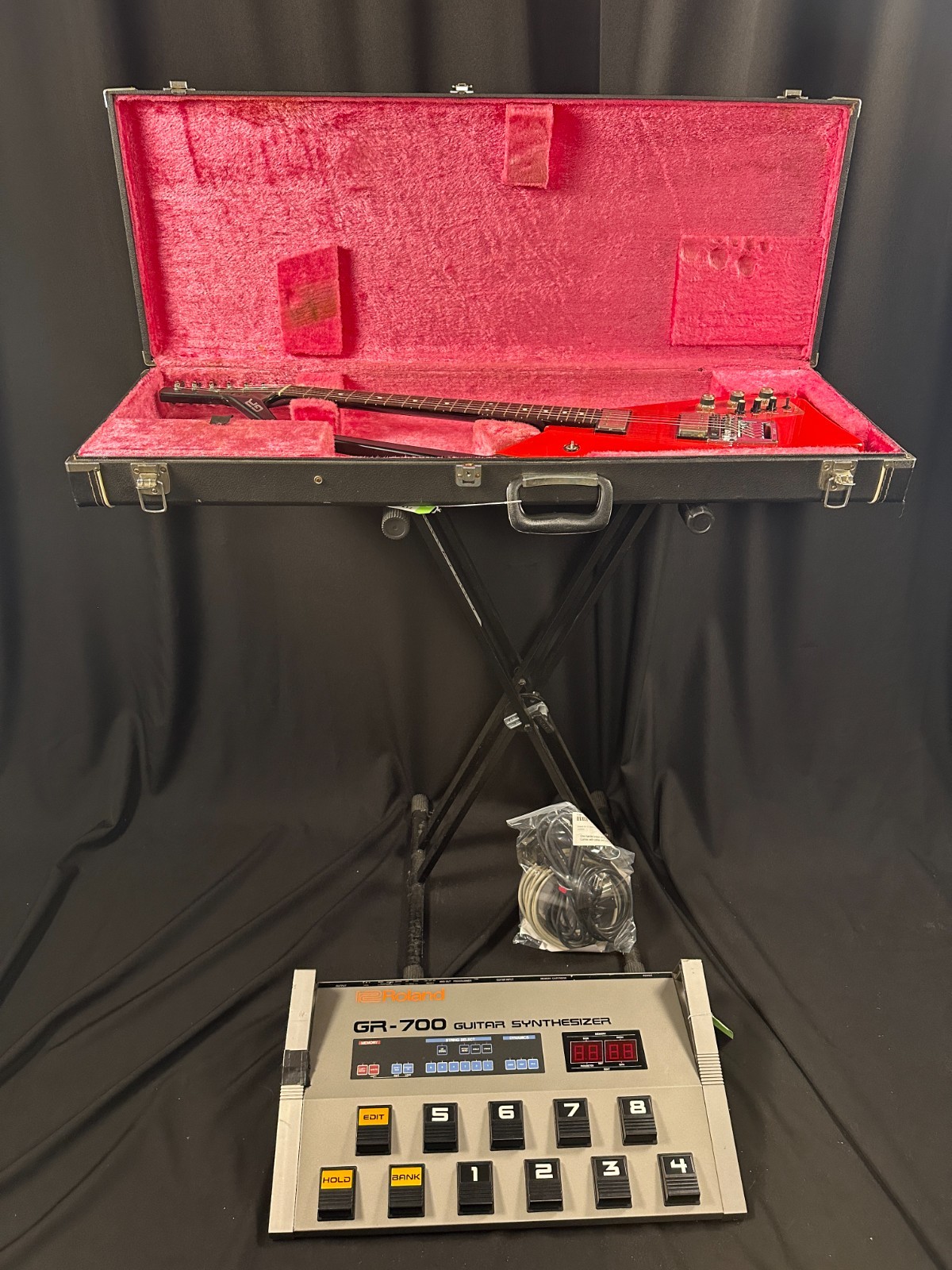 Roland GR-707 Electric Guitar Synthesizer with GR-700 Controls - Image 2