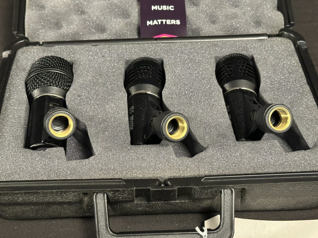 CAD Conneaut Audio Devices NDM10 and NDM 11 3 Cardioid dynamic mic kit