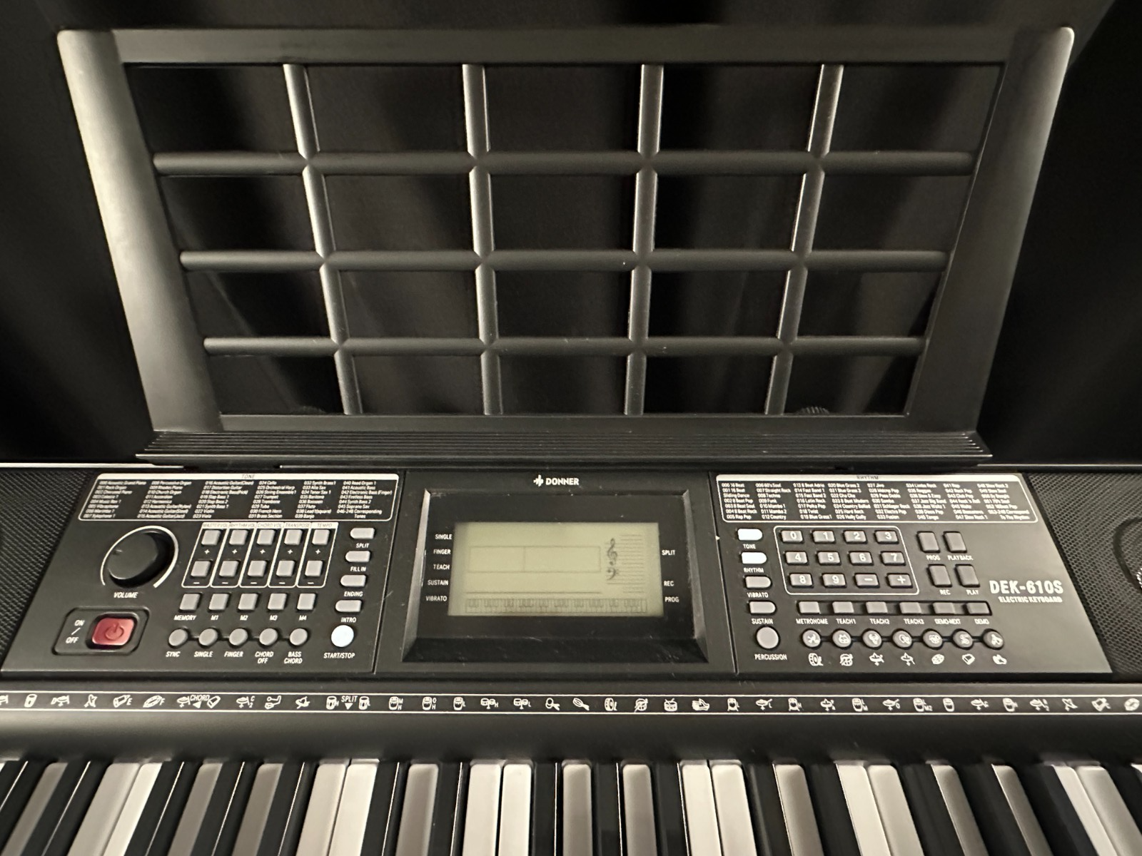 Donner DEK-610S 61-Key Electronic Keyboard - Image 7