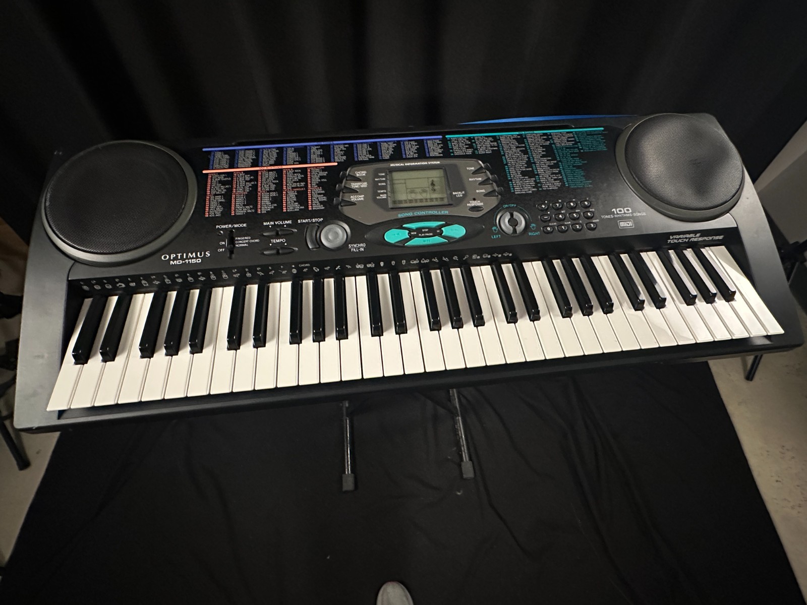 Optimus MD-1150 61-Key Electronic Keyboard