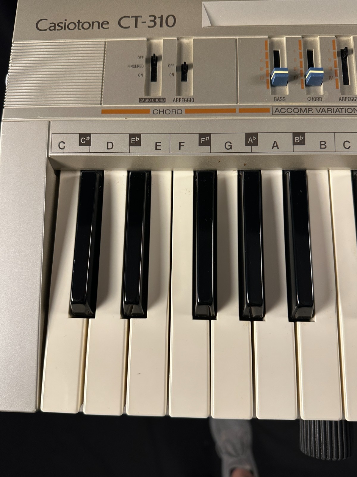 Casio Casiotone CT -310 49-Key Synthesizer VINTAGE 1980s - Image 2