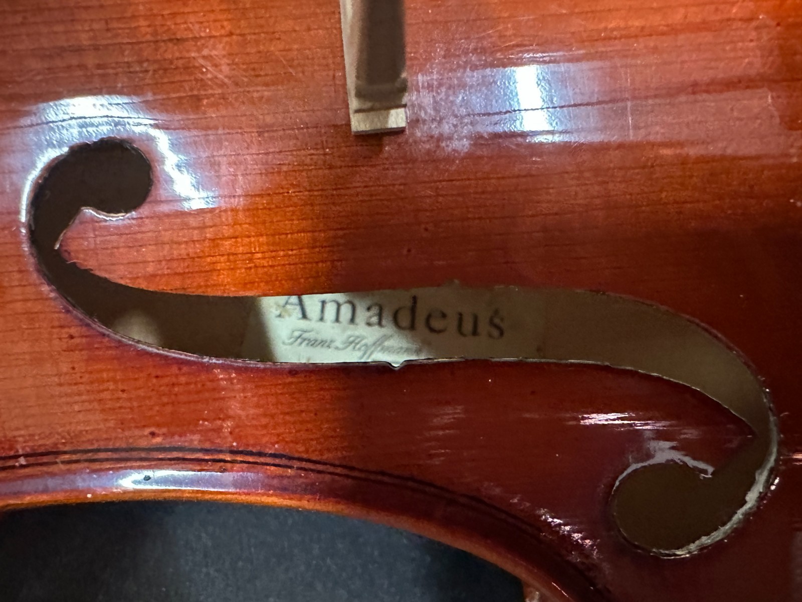Franz Hoffman Amadeus 4/4 Violin Outfit - Image 11