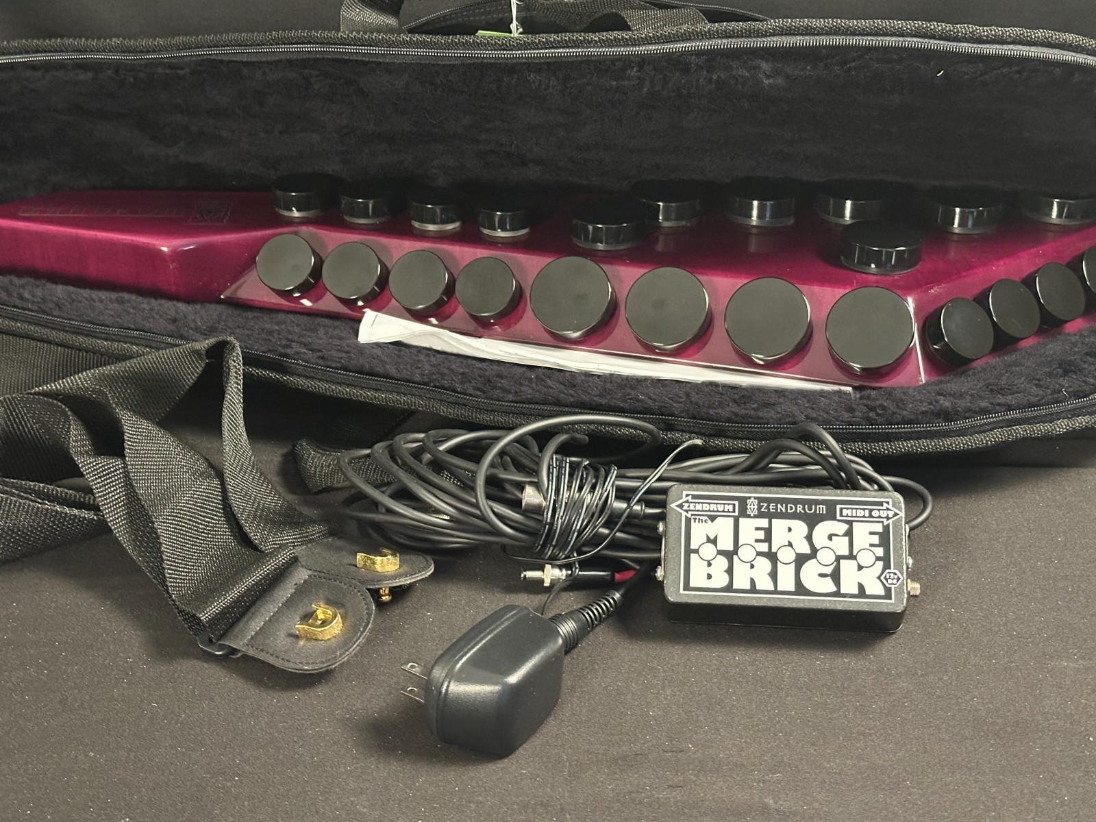 Zendrum ZX Digital MIDI Drum Controller-Purple - Image 8
