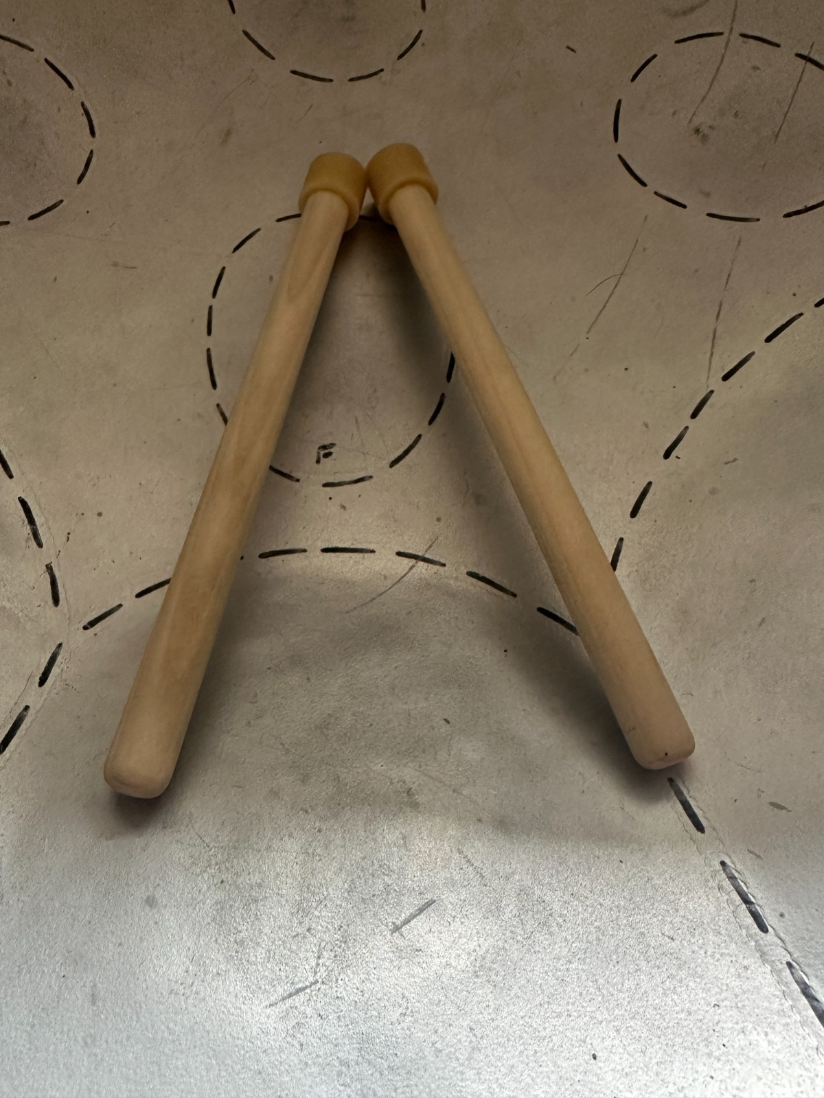 Panyard Double Seconds Steel Drum Pan Set, with stand and mallets - Image 7