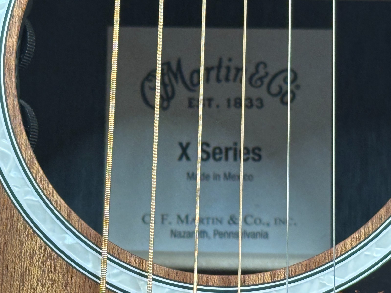 Gorgeous Martin V Series GPC-X2 Acoustic-Electric Guitar - Image 6