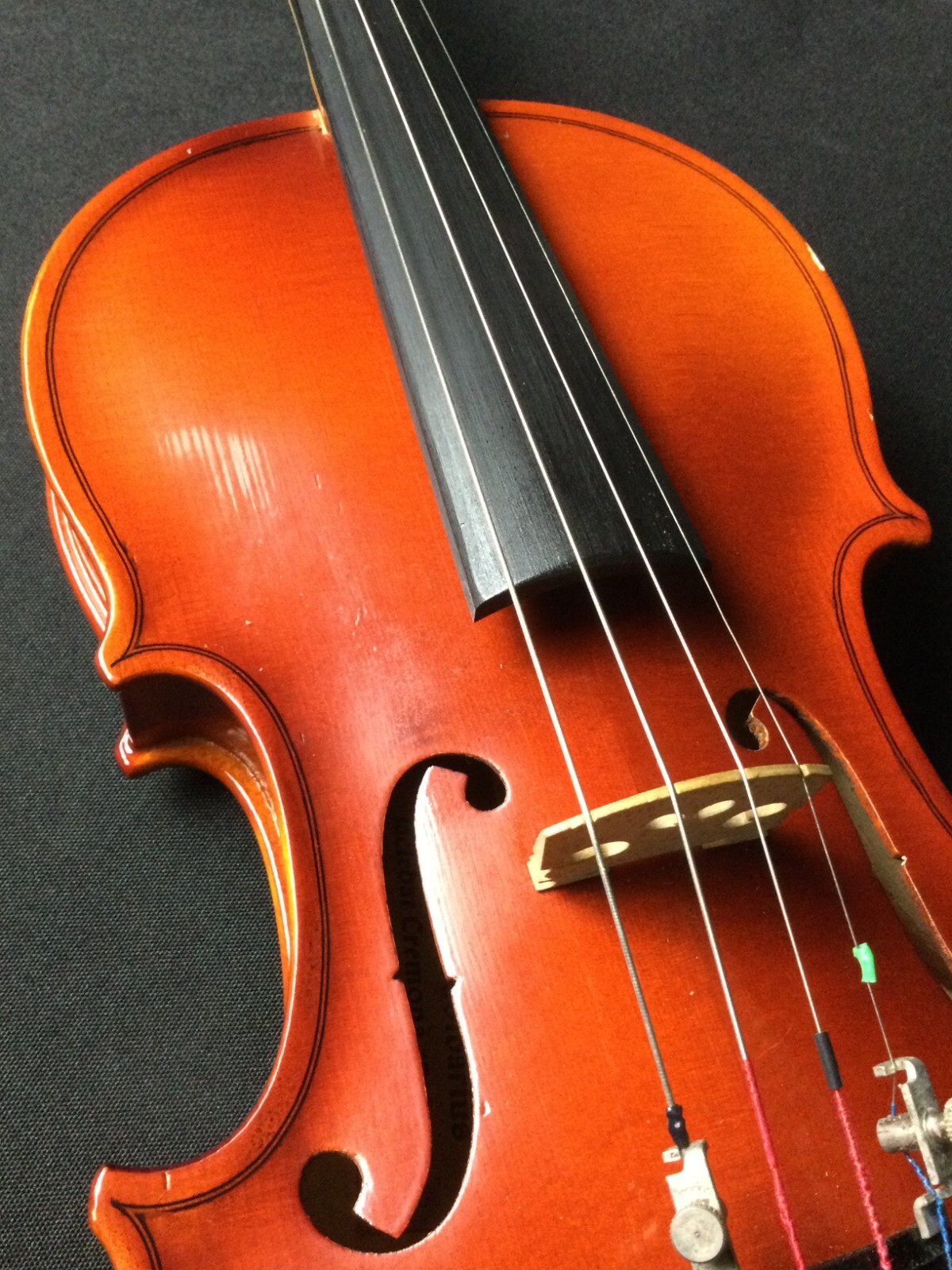 Glaesel Strad Copy (1713) 1/2 Violin w/ Case - Image 5