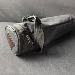 Rok Sak Upright 16in Black Round Drumstick Bag with adjustable carry strap