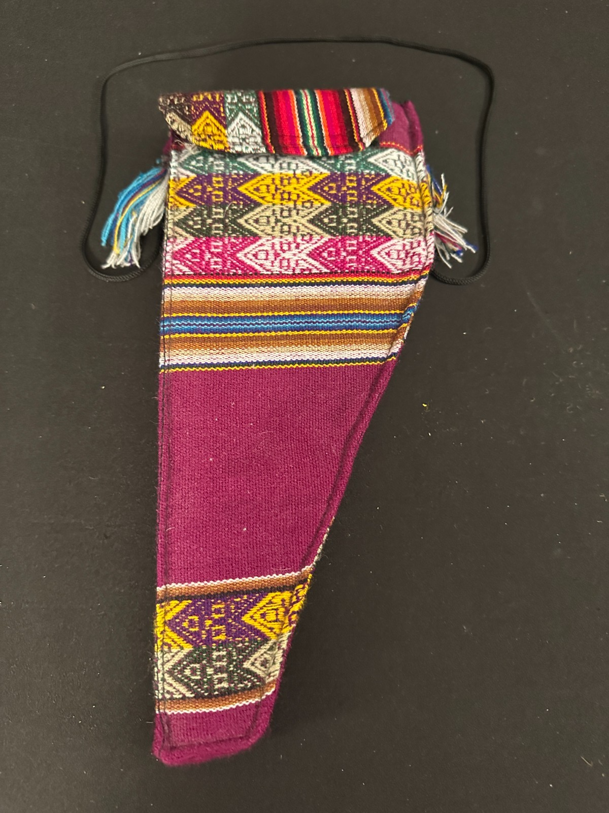 Ramos 13-Pipe Pan Flute 4" x 11.5" comes with multicolor bag with carry string - Image 2
