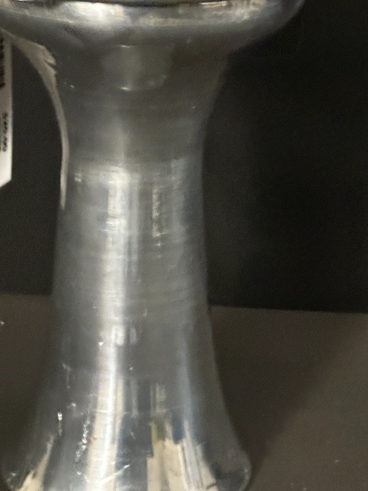 7" Aluminum Darbuka, 12.5" tall, with plastic head, silver - Image 5