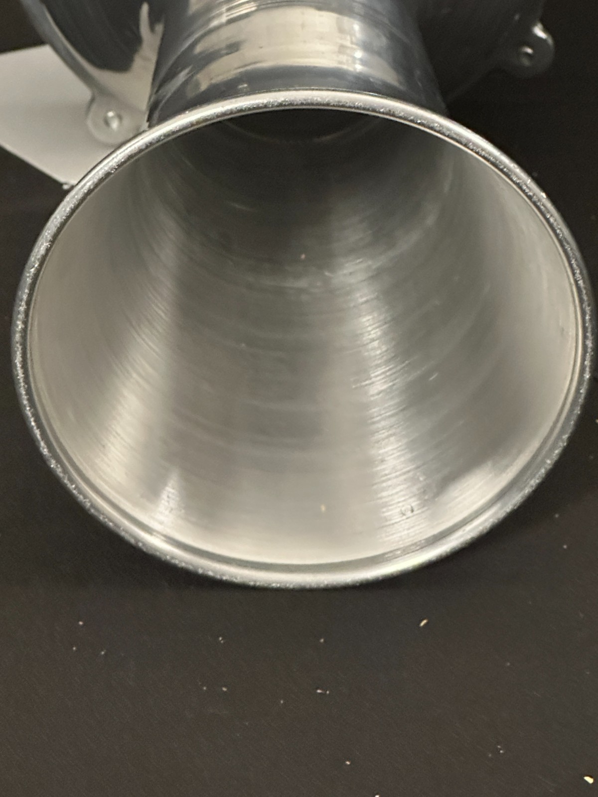 7" Aluminum Darbuka, 12.5" tall, with plastic head, silver - Image 6