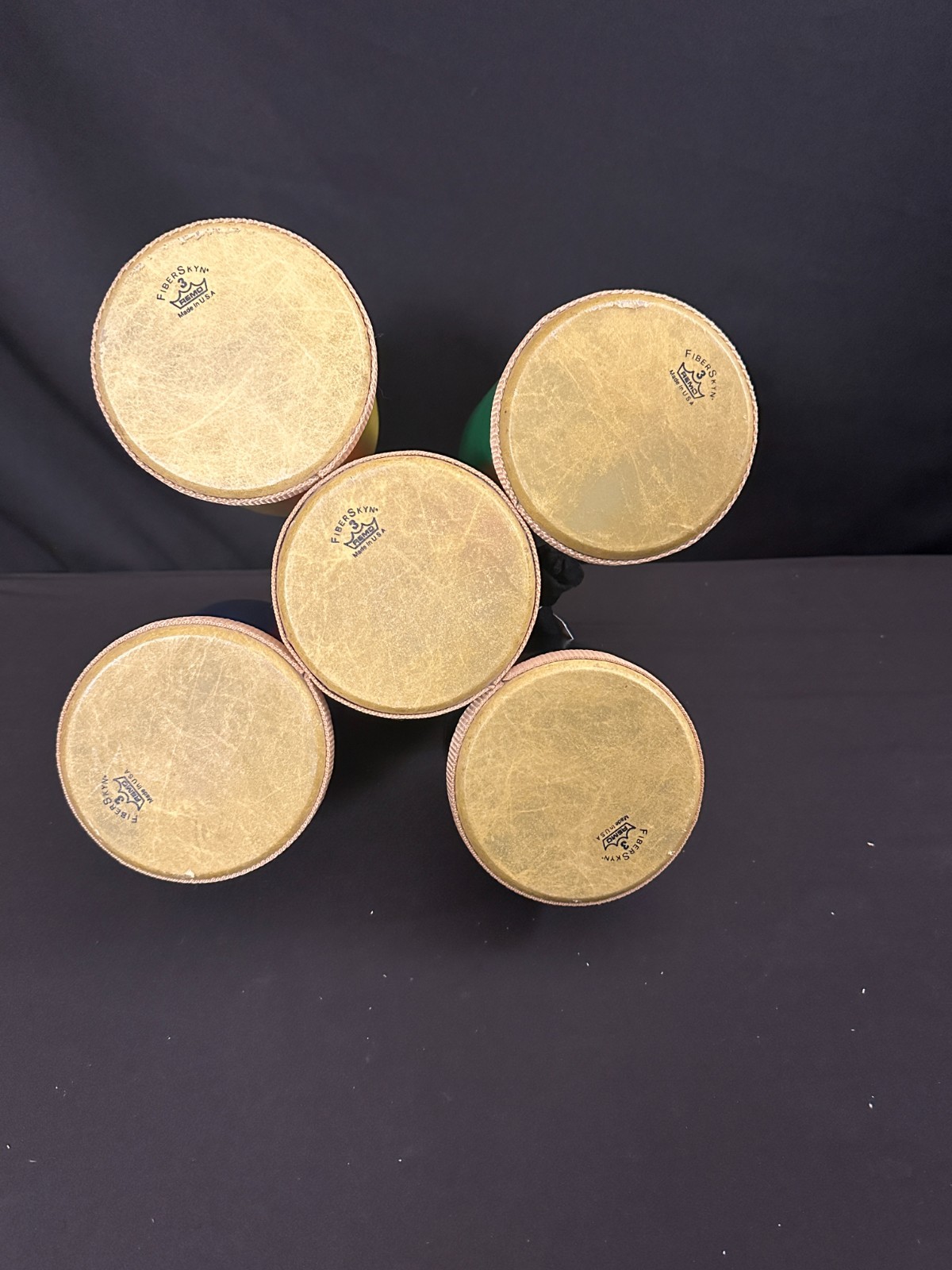Remo "Call to the Nations" Olympic Commemorative Multi-Color Drum Cluster 1996