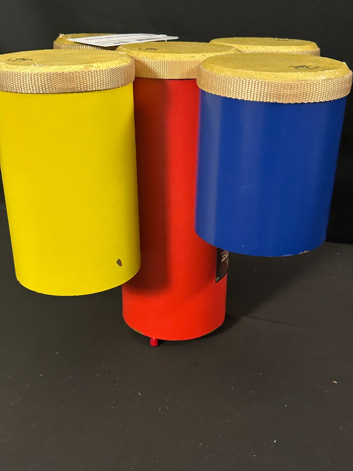 Remo "Call to the Nations" Olympic Commemorative Multi-Color Drum Cluster 1996 - Image 4