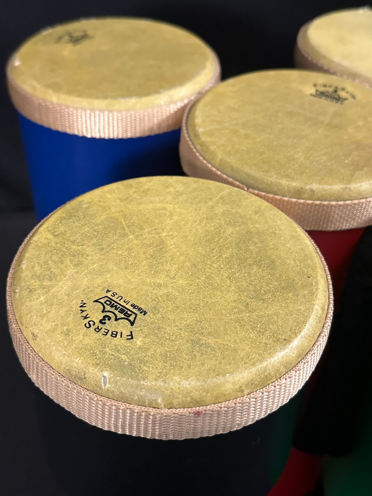 Remo "Call to the Nations" Olympic Commemorative Multi-Color Drum Cluster 1996 - Image 8