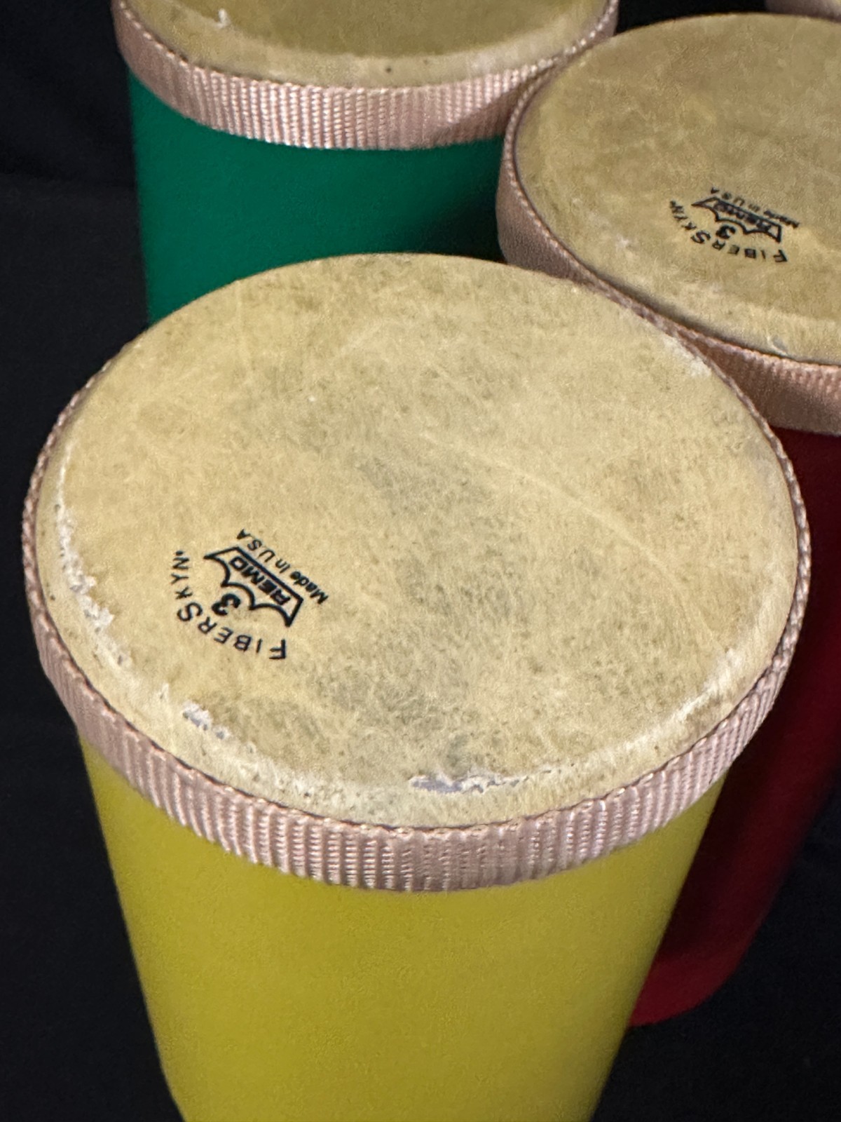 Remo "Call to the Nations" Olympic Commemorative Multi-Color Drum Cluster 1996 - Image 12