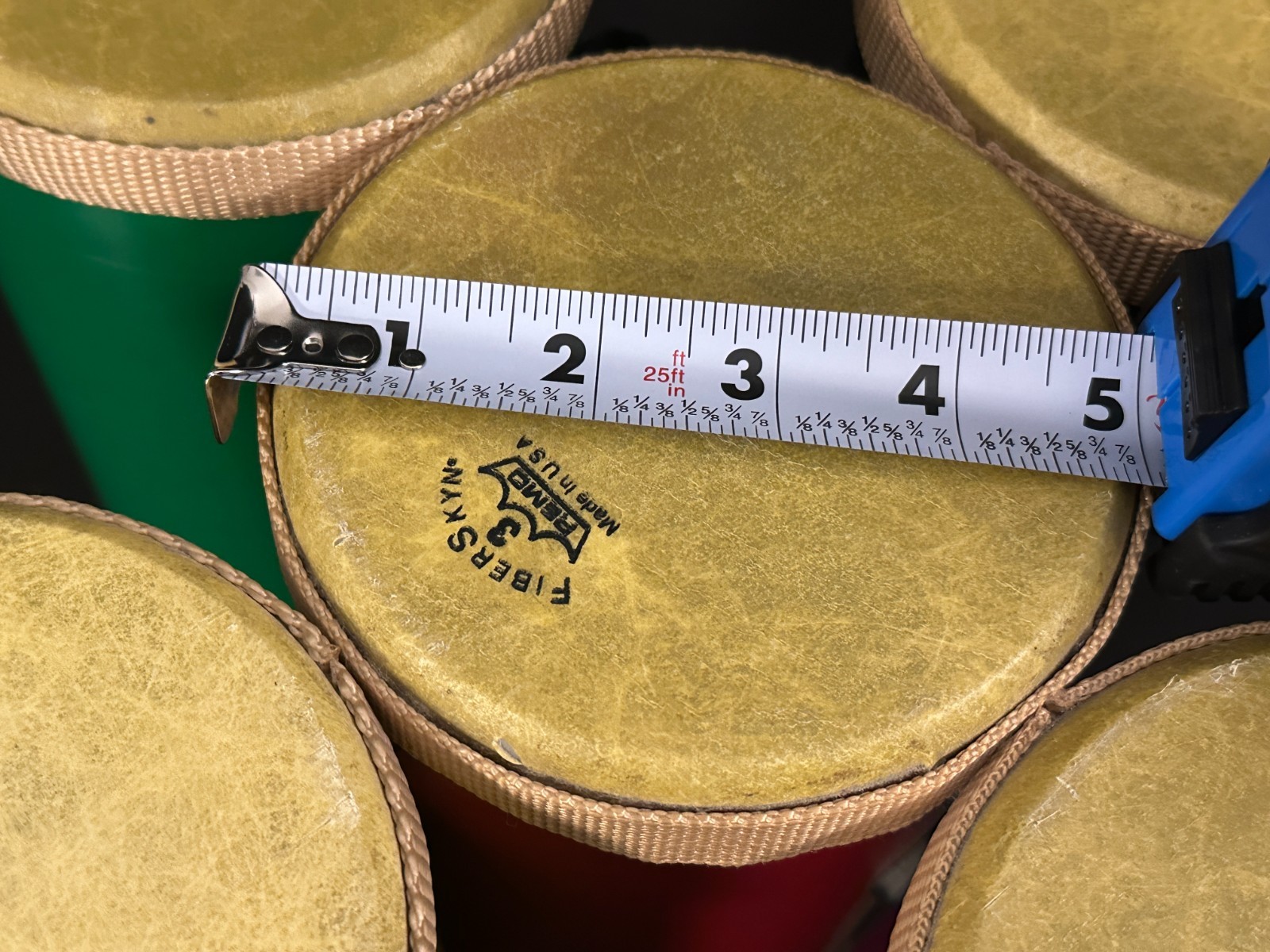 Remo "Call to the Nations" Olympic Commemorative Multi-Color Drum Cluster 1996 - Image 13
