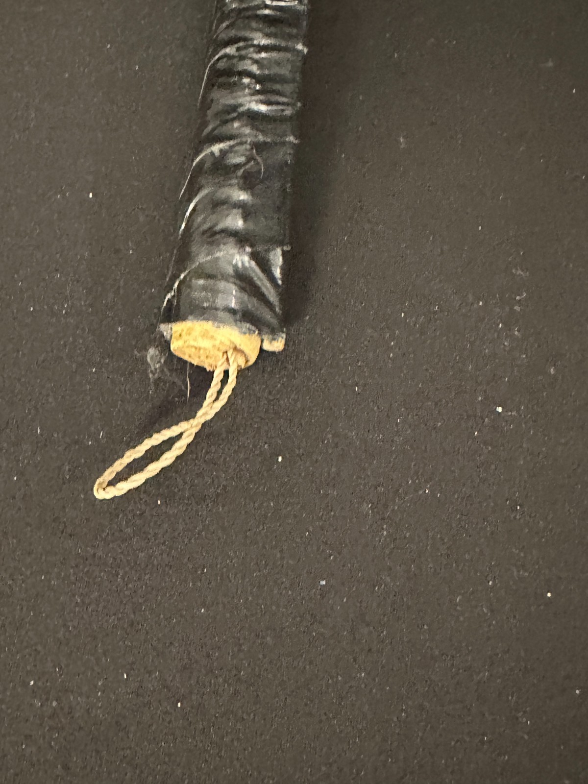 Ball Shaker on a Stick, black with details, 12" long, balls are 1.5" diameter - Image 5
