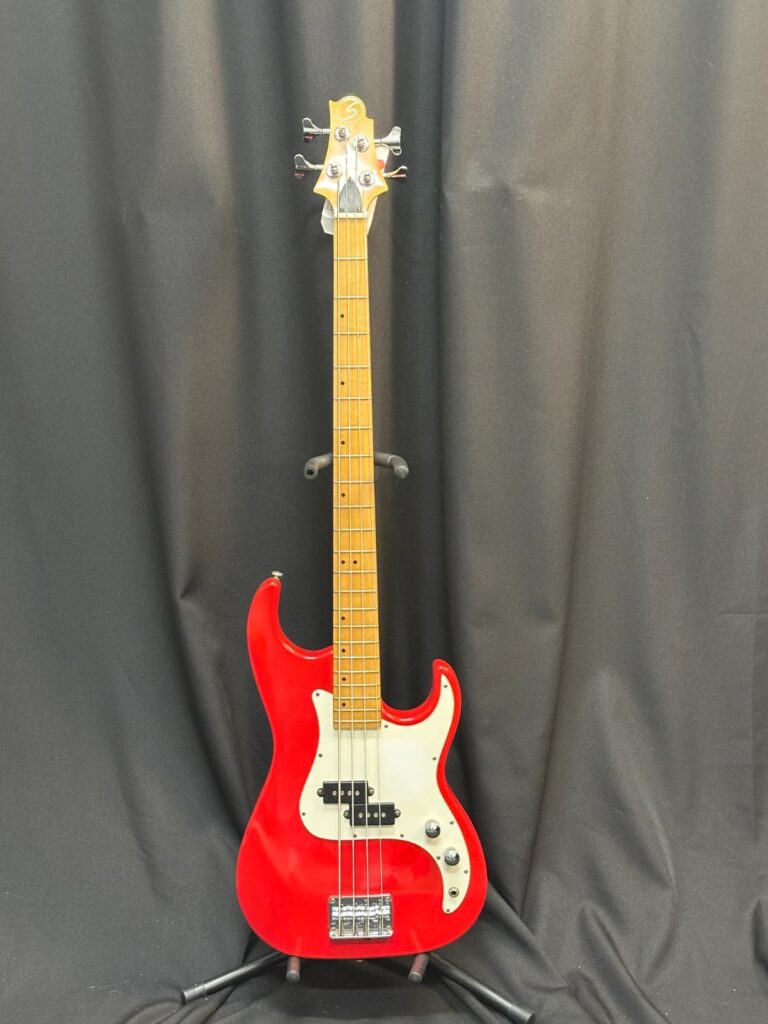Samick Corsair Greg Bennett Design Electric Bass-Red