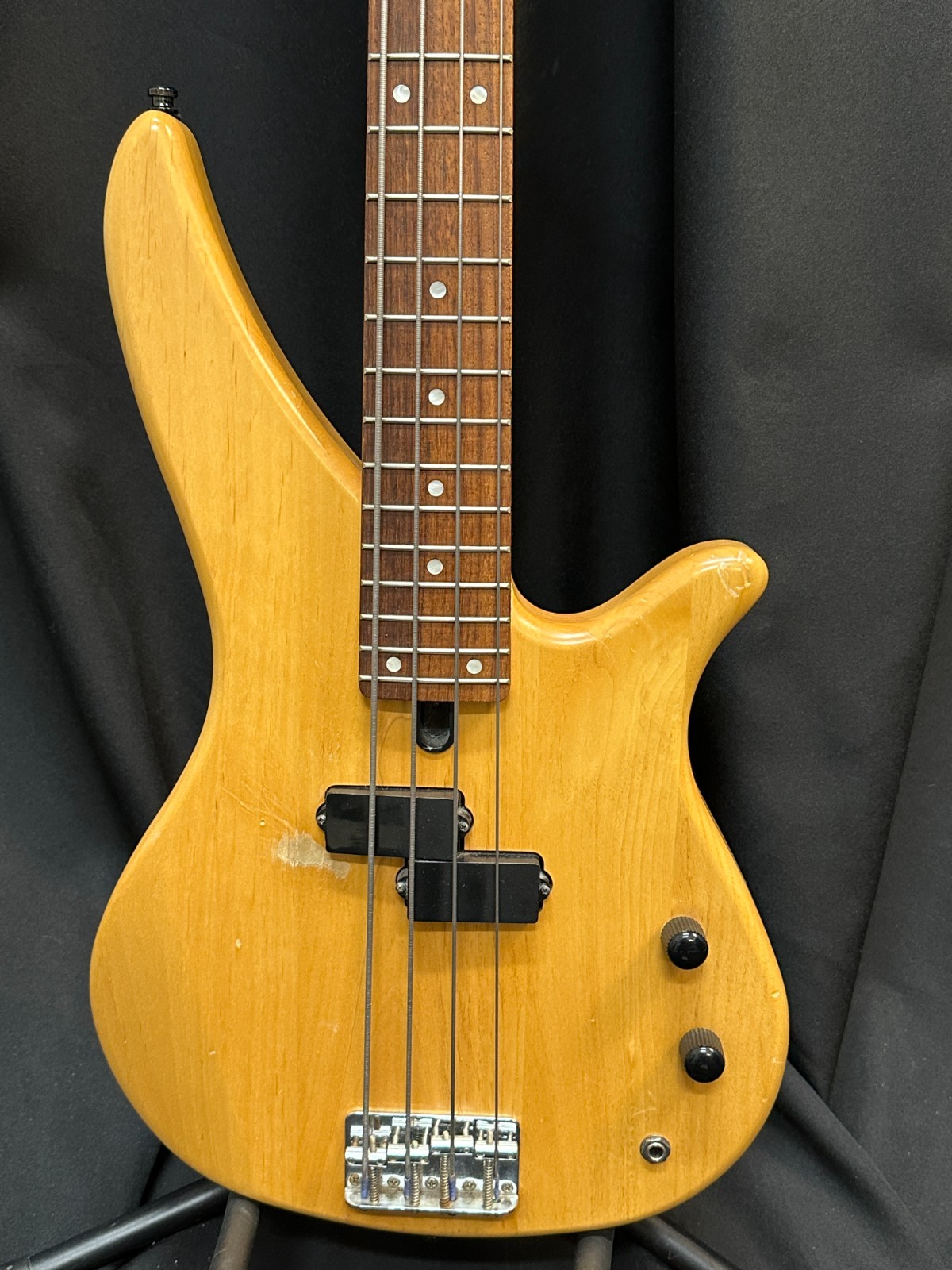 Yamaha RBX260 Electric Bass Guitar, Natural, has hipshot Drop D tuner bass! - Image 3