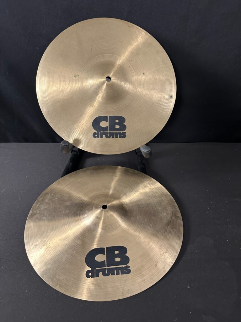 CB Drums 14" Hi-Hat pair of cymbals, brass/alloy, budget friendly