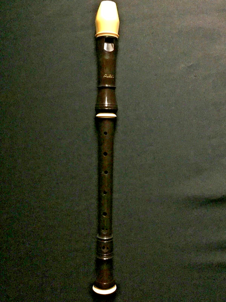 3-piece Aulos 309-E English/Baroque Style Alto Recorder made in Japan