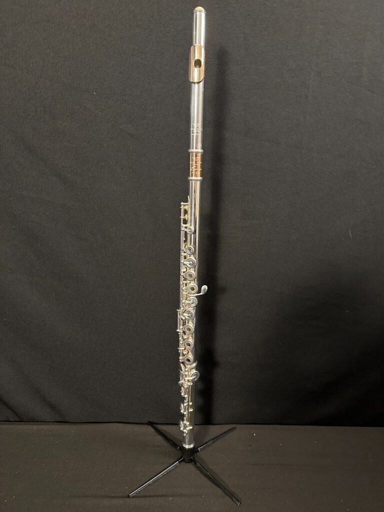 Powell Sonare PS-905 Silver Open Hole Flute with Aurumite lip plate, B foot