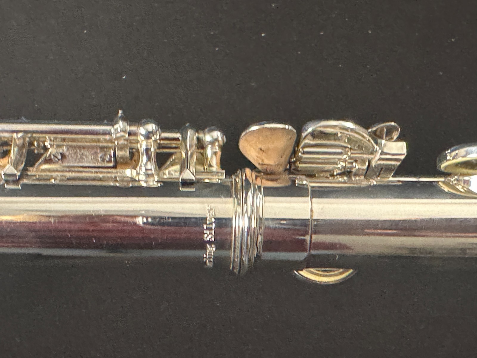 Powell Sonare PS-905 Silver Open Hole Flute with Aurumite lip plate, B foot - Image 8
