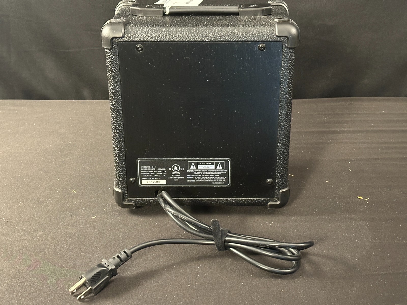 Keith Urban G-10 (KU10) 10W Black and silver Guitar Amp, headphone jack, 10x9x6" - Image 3