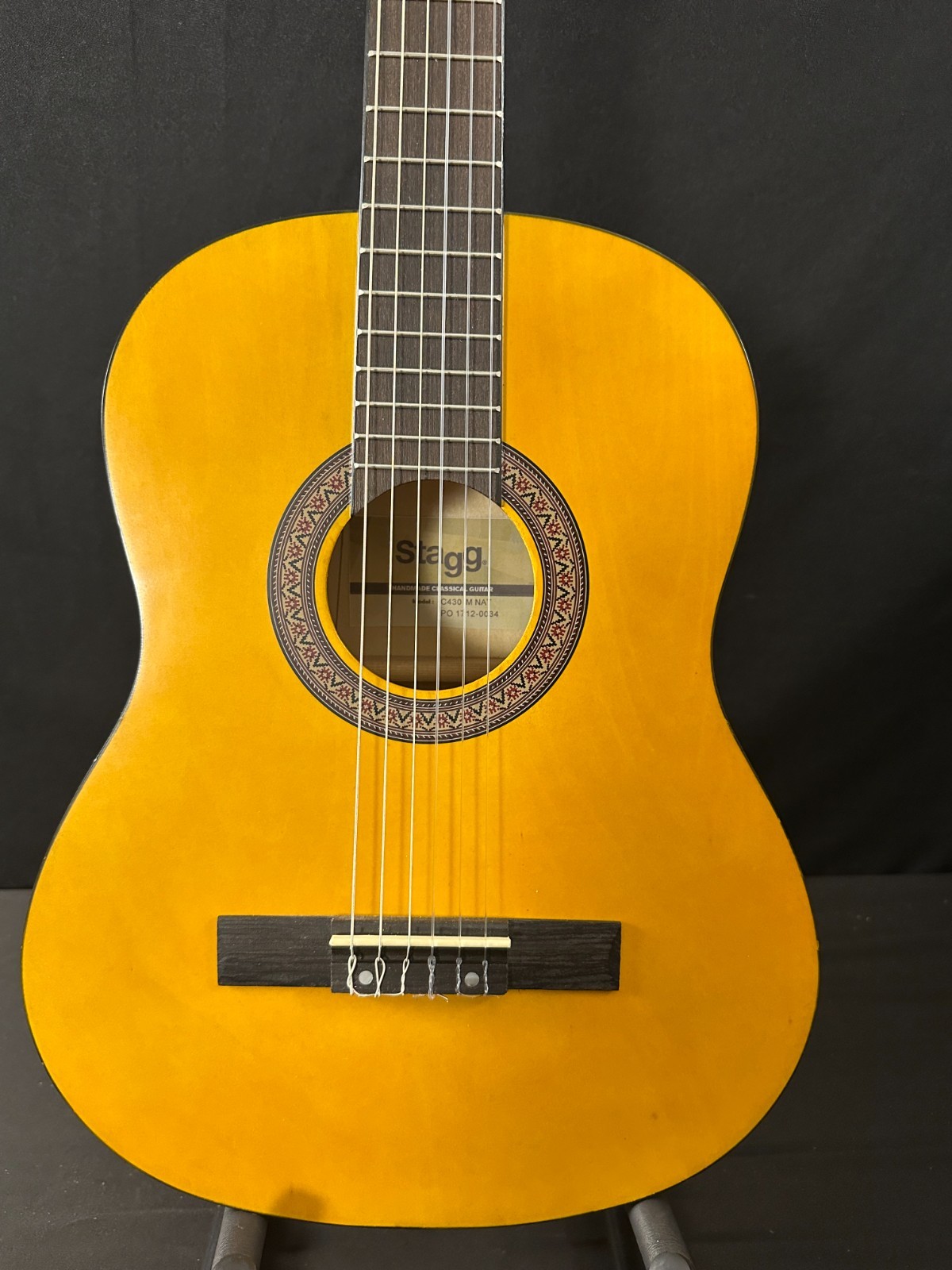 Stagg C430M NAT 3/4 Classical Guitar, 36", new strings, gig bag, ready to play! - Image 5