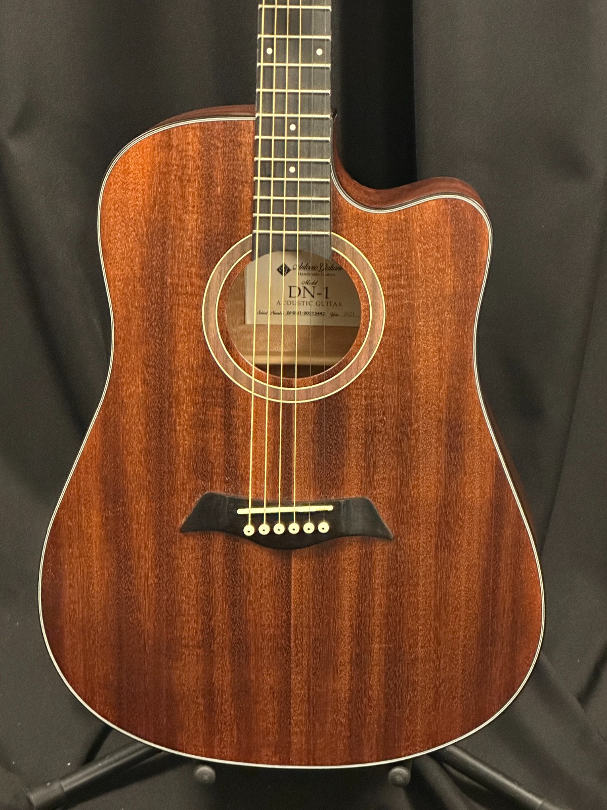 Antonio Giuliani DN-1 Acoustic Dreadnought Guitar- NEW - Image 6