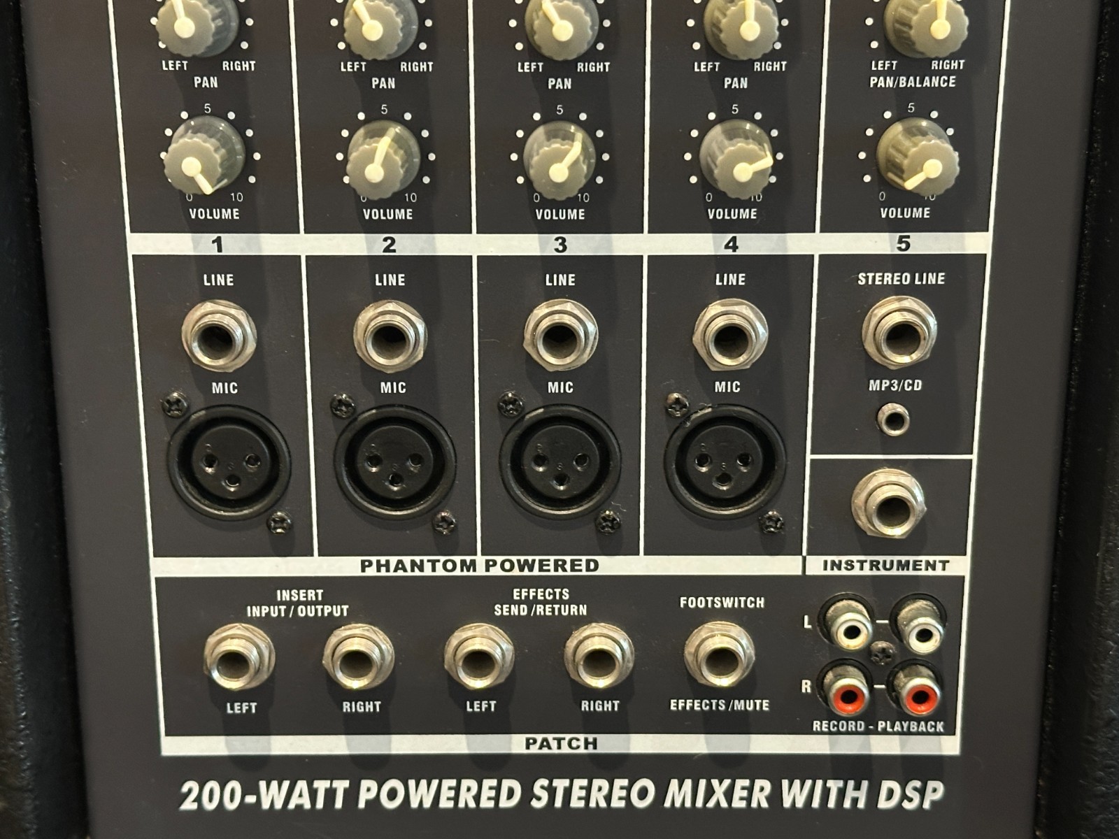 Matrix 200 B-52 3-piece active PA system, amp and 2 speakers, PICKUP ONLY, GA - Image 4
