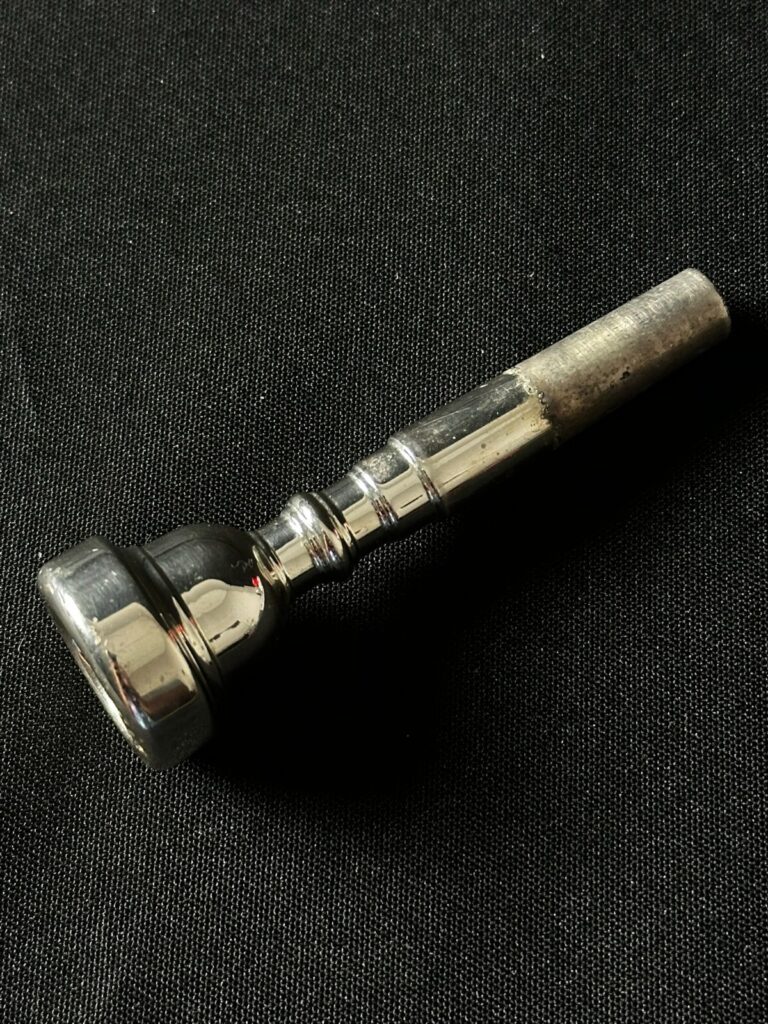 5C Trumpet Mouthpiece silver plated, medium cup, cleaned and sanitized