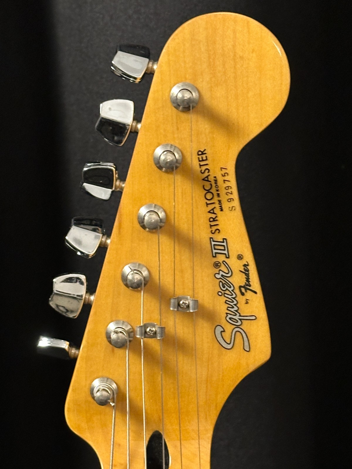 Electric Red Squier II Stratocaster by Fender, comes with case and cord - Image 2