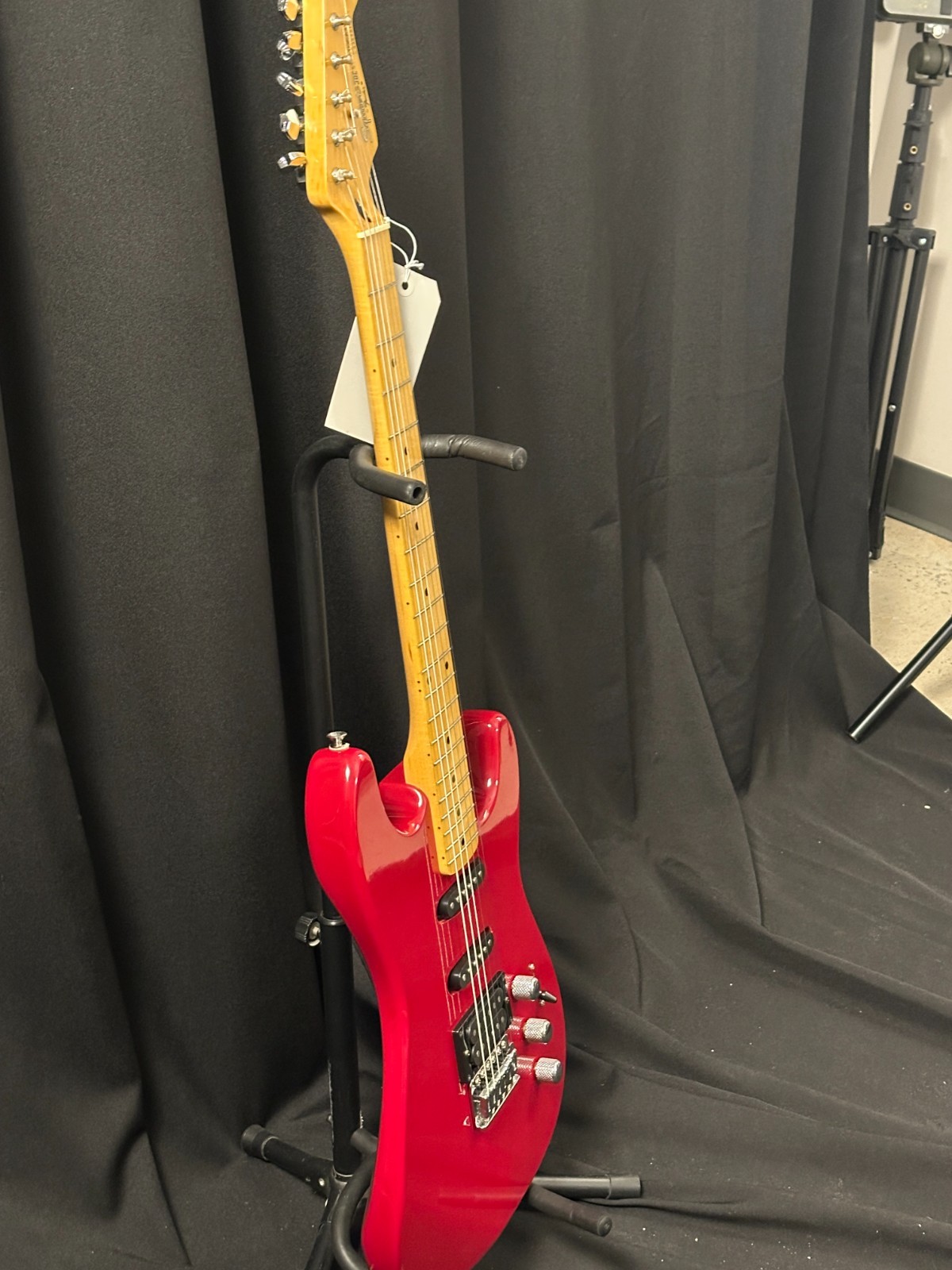 Electric Red Squier II Stratocaster by Fender, comes with case and cord - Image 6