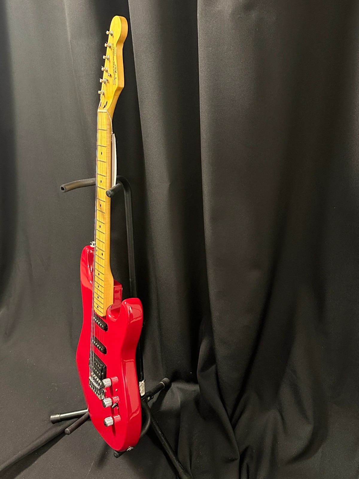 Electric Red Squier II Stratocaster by Fender, comes with case and cord - Image 7