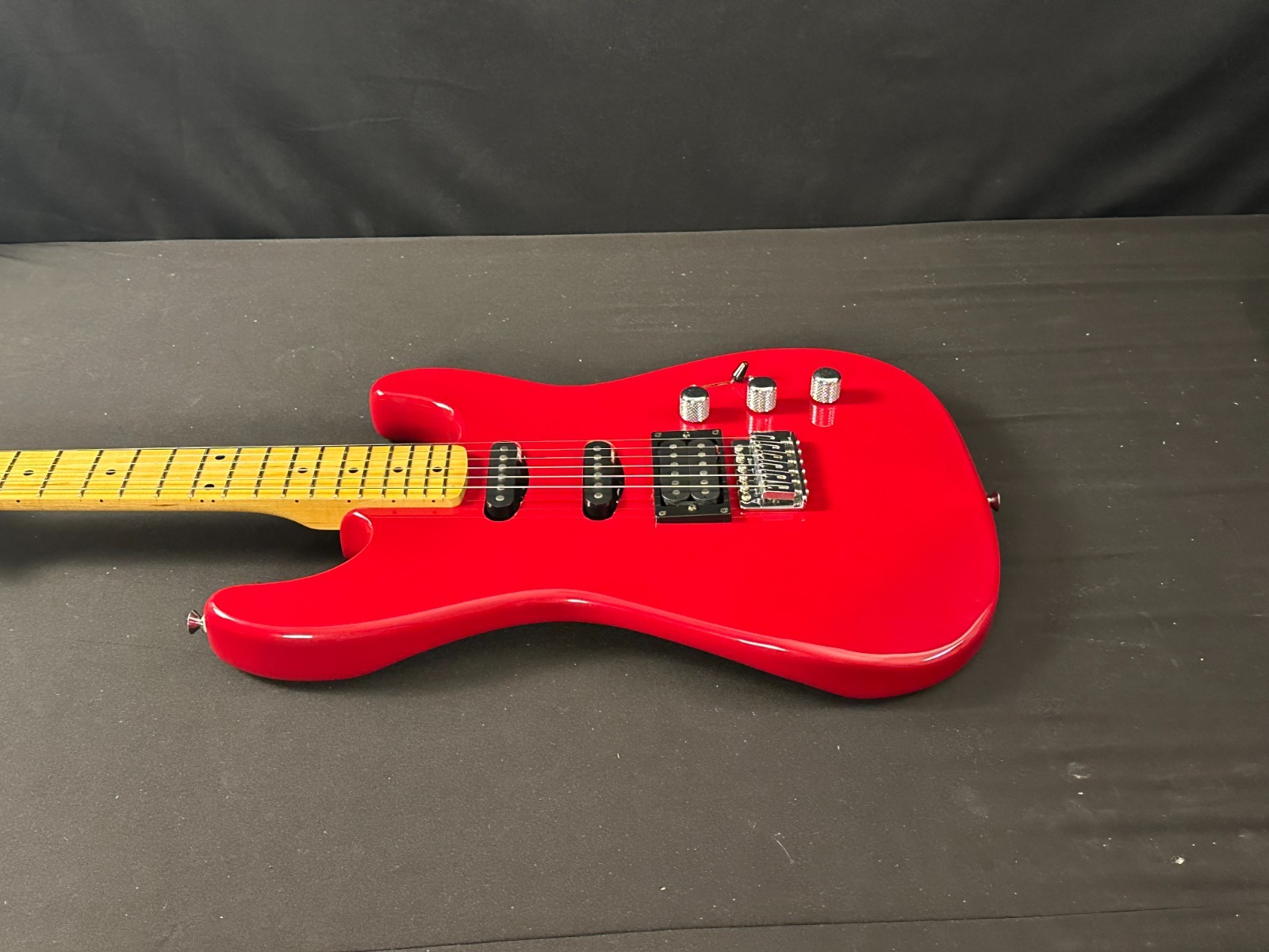 Electric Red Squier II Stratocaster by Fender, comes with case and cord - Image 10