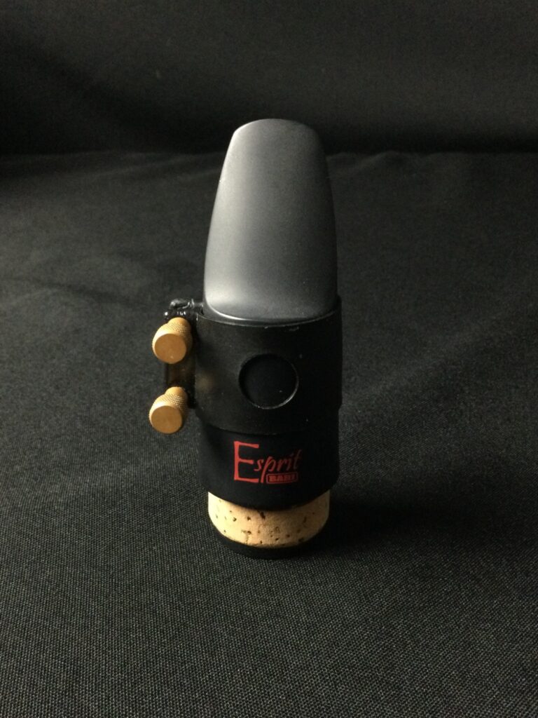 BARI Esprit Bass Clarinet Mouthpiece w/ Ligature, hard plastic, easy response