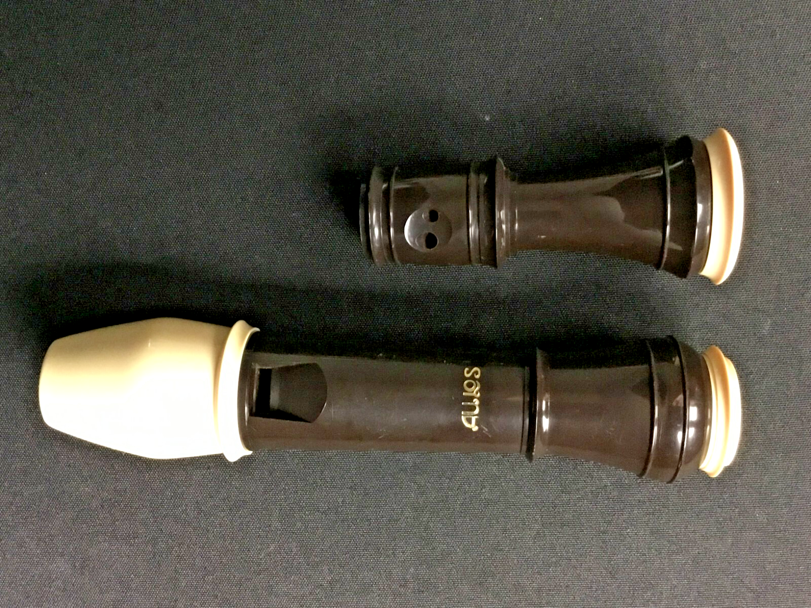 3-piece Aulos 309-E English/Baroque Style Alto Recorder made in Japan - Image 3