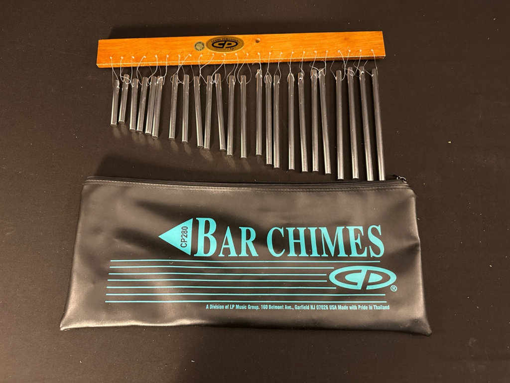 CP280 18" 24-Bar Bar Chimes, CP, a division of LP, made in Thailand, with bag