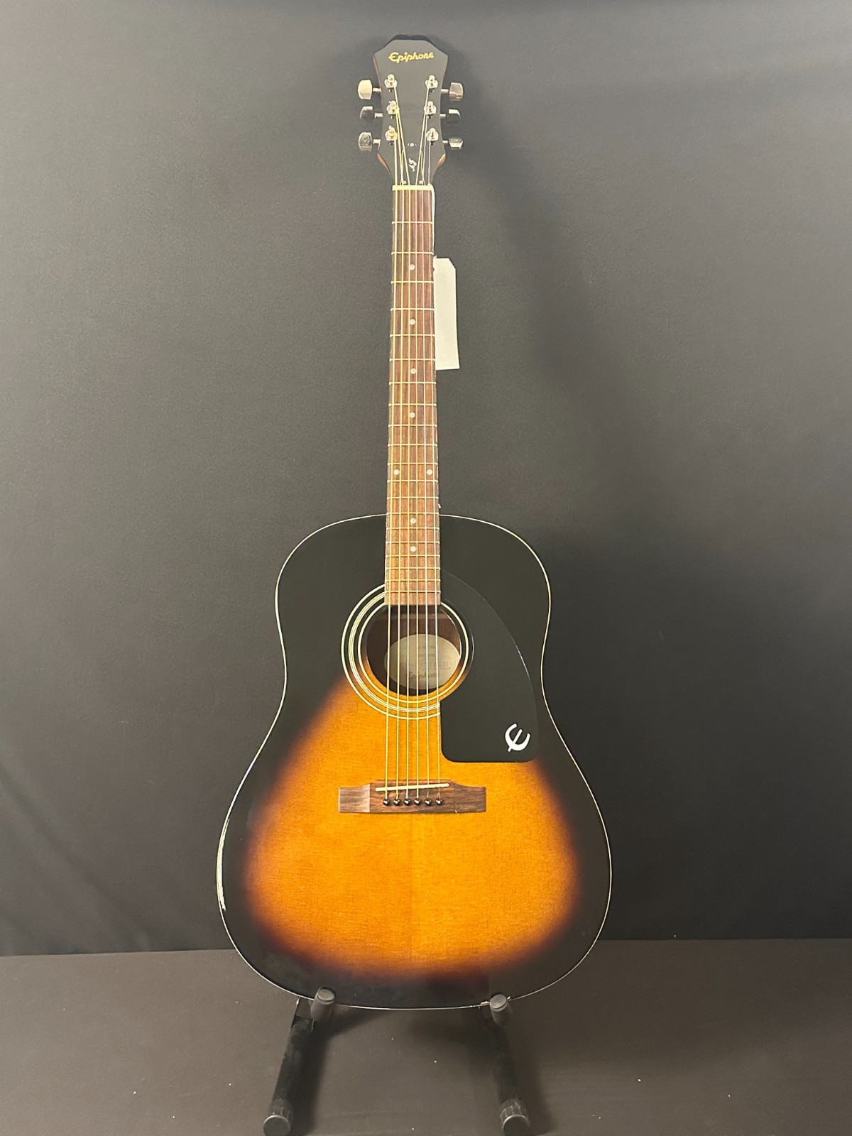 Epiphone AJ-100 VS Acoustic Guitar w/ gig bag, Advanced Jumbo, Vintage Sunburst - Image 2