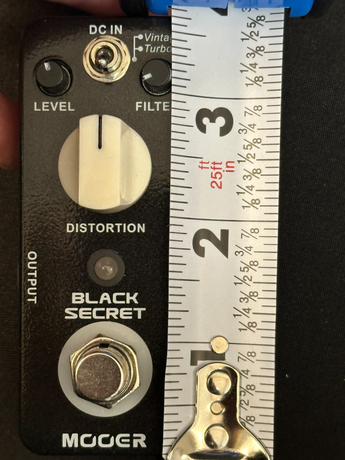 Mooer Micro Series Black Secret Distortion Pedal, Vintage distortion, COMPACT - Image 7
