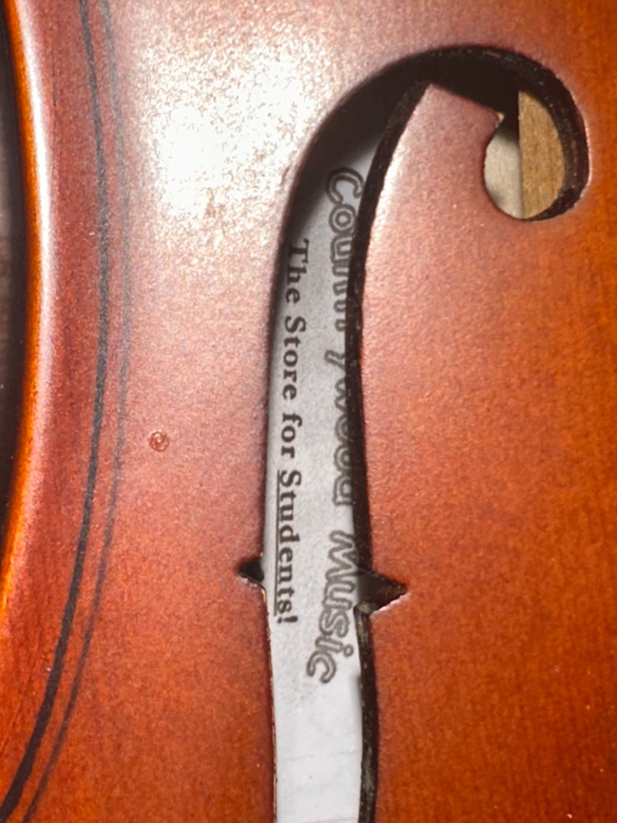 Countrywood 4/4 Size Violin outfit, 23", new Glasser Bow, backpack case - Image 15
