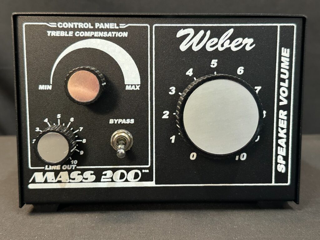 Weber MASS 200W Attenuator for tube amp, black, high quality, 7.5lbs, 8"x7"x5.5"