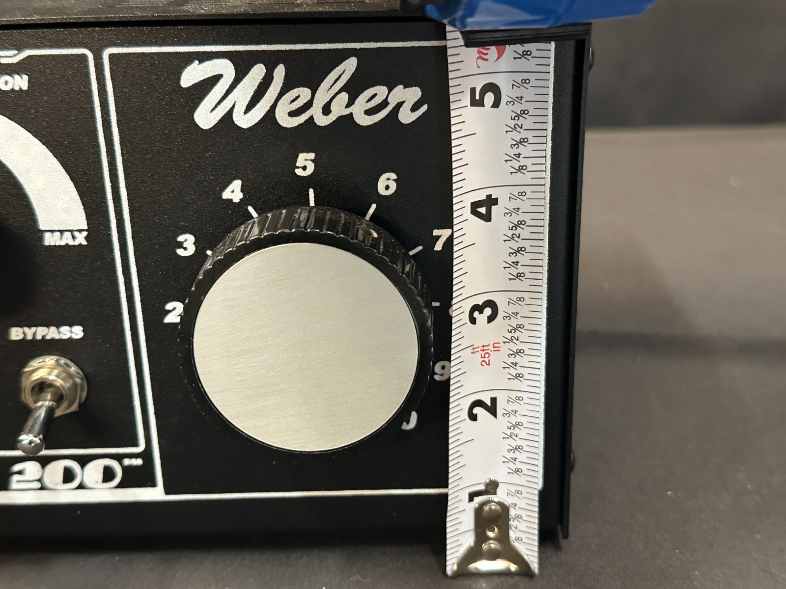 Weber MASS 200W Attenuator for tube amp, black, high quality, 7.5lbs, 8"x7"x5.5" - Image 9