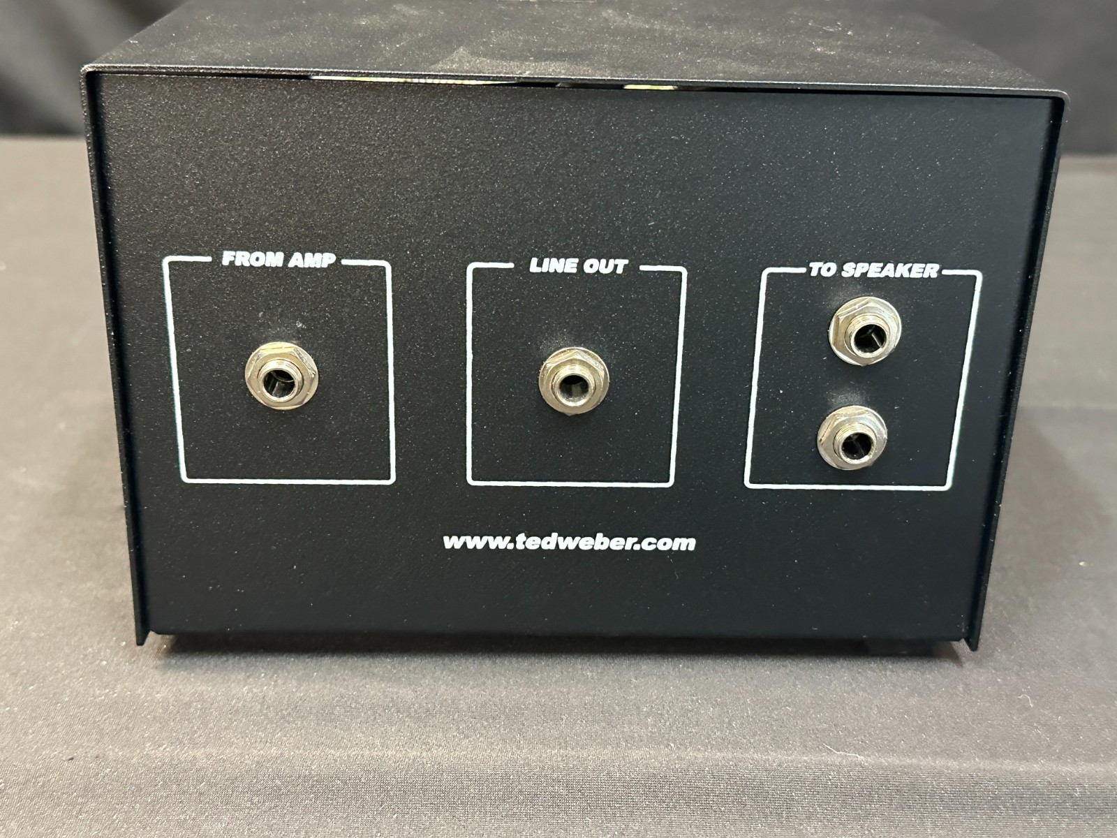 Weber MASS 200W Attenuator for tube amp, black, high quality, 7.5lbs, 8"x7"x5.5" - Image 10