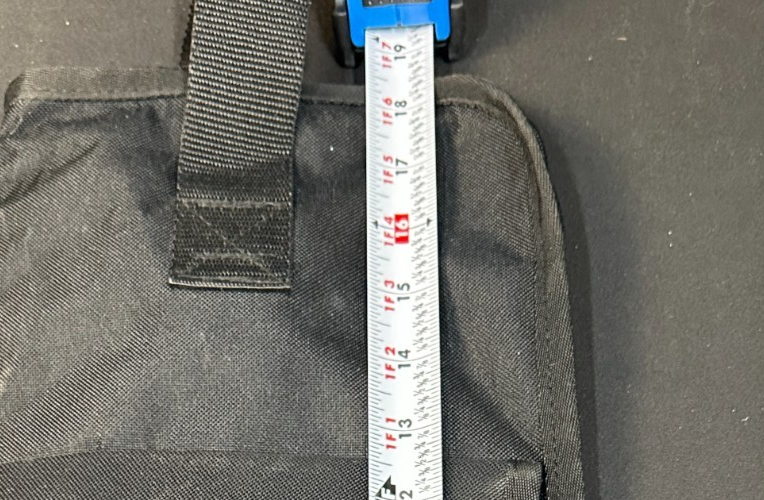 Road Runner Basic Black Drumstick Bag, 3 inner pockets, hang straps, carry strap - Image 3
