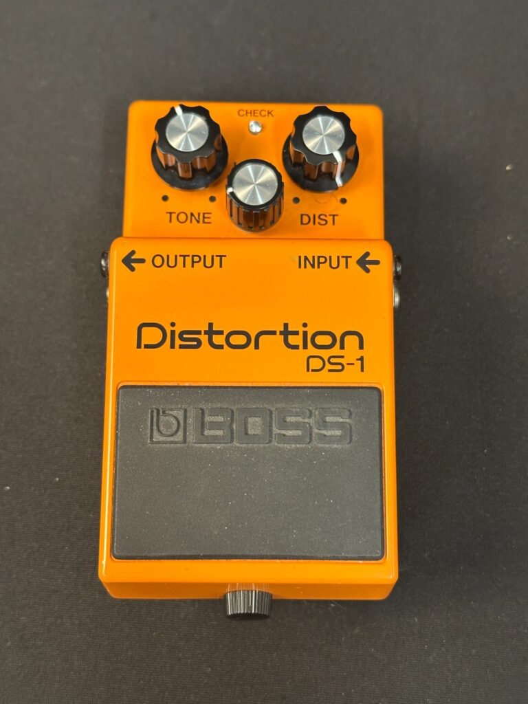 Boss DS-1 Distortion Pedal, Orange, rugged, compact, classic, clear, aggressive