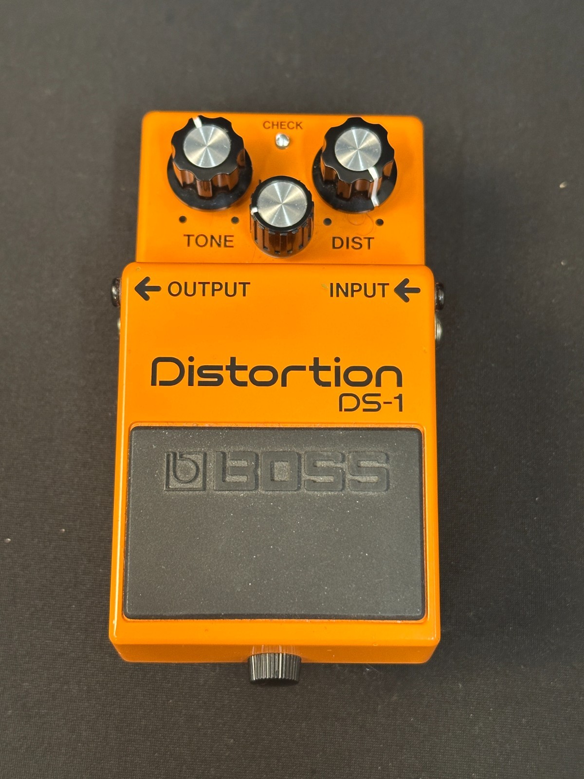 Boss DS-1 Distortion Pedal, Orange, rugged, compact, classic, clear, aggressive