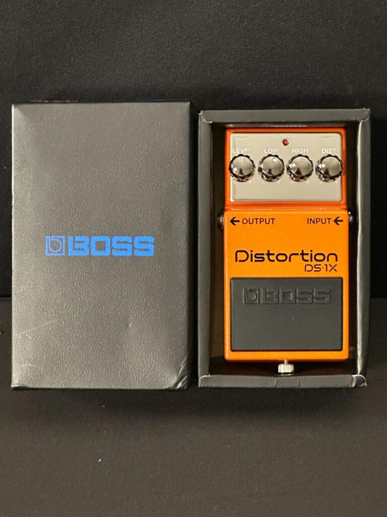Boss DS-1X Distortion Pedal, signal processor, orange, made by Roland
